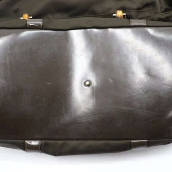 Gucci Bamboo Boston Large Capacity Commuter School Bag - Brown - Picture 10 of 16